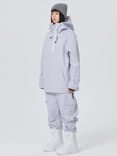 SEARIPE Women Ski Jacket and Pants Set Couples Windproof Ski Suits Mens Waterproof Two Piece Snowsuits for Winter Sports
