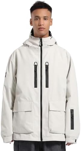 GSOU SNOW Mens Baggy Snowboard Jacket Snow Ski jacket Waterproof