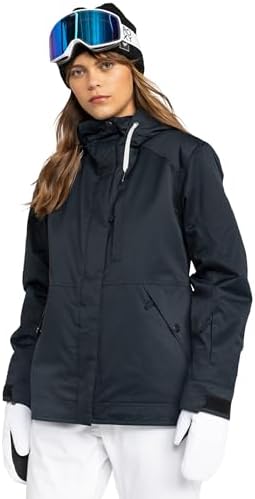 Roxy Women's Billie 10k Waterproof Insulated Snow Jacket – Tailored Ski-snowboard Jacket