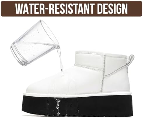Project Cloud 100% Genuine Leather Ankle Boots for Women Platform Boots