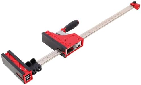 12PCS Parallel Clamps for Woodworking, 24 Inch Heavy Duty Bar Clamp Set with 1700 LBS Clamping Force, 90 Degree Precision Parallel Jaw Clamp with Bench Dogs and Framing Blocks
