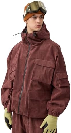 GSOU SNOW Men Women Snowboard Jacket Baggy Ski Snow Waterproof