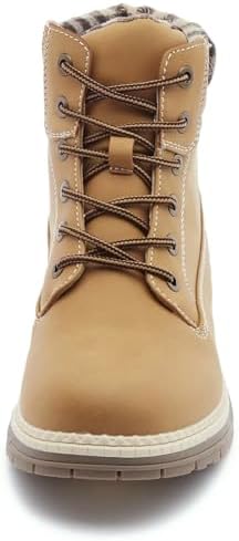 COTTIMO Womens Snow Hiking Winter Boots Casual Fur Lined Fashion Boots