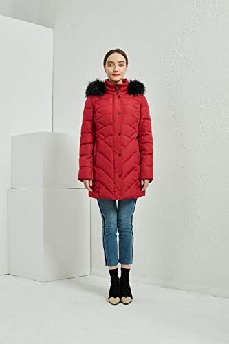 Women's Winter Warm Thicken Long Outwear Pockets Coat Parka Jacket XS-3XL