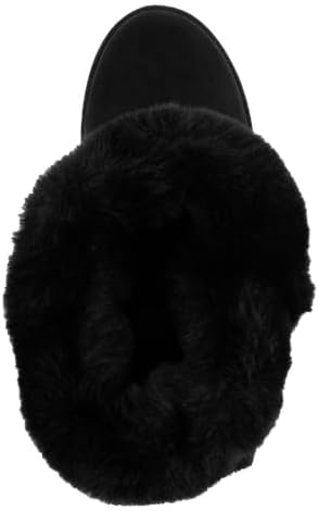 Juicy Couture Women's Slip On Winter Snow Boots Warm & Insulated Fur Lining Comfortable Fashion Booties
