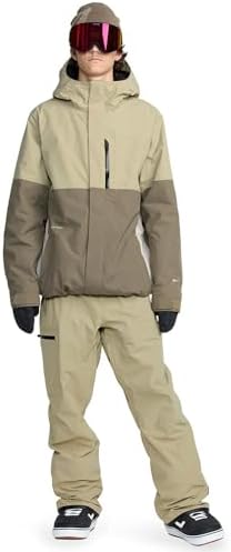 Volcom Men's L Insulated Gore-tex Snowboard Jacket – Waterproof 2-layer