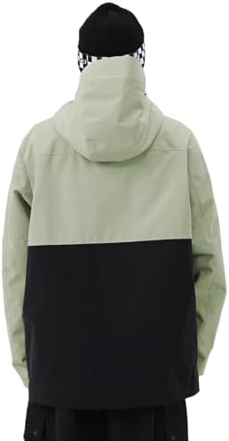 Mens Ski Jacket 3L Baggy Snowboard Pullover Snow Anorak