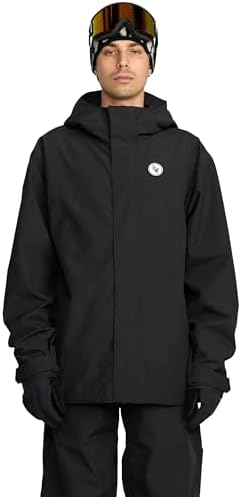 Volcom Men's Buckthreeeighty Snowboard Jacket – 10k Waterproof 2-layer Shell, Zip Tech®