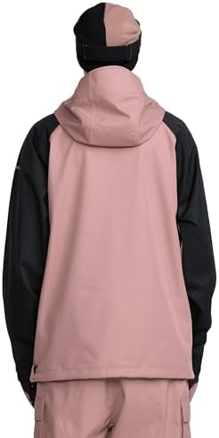 Volcom Men's Hossegor 20k Pullover Snowboard Jacket – Waterproof 2-layer