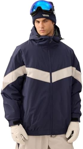 GSOU SNOW Womens Mens Snowboard Jacket Baggy Ski Jacket Snow Waterproof