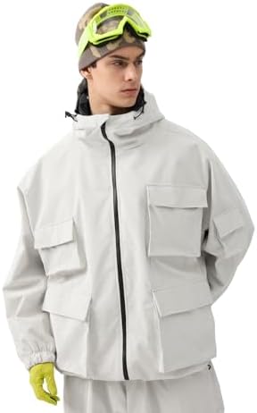 GSOU SNOW Men Women Snowboard Jacket Baggy Ski Snow Waterproof