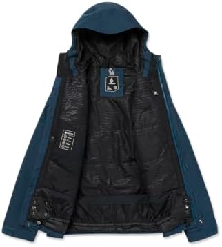 Volcom Men's Dua Gore-tex Snowboard Jacket – Waterproof Breathable Snow Shell With Zip Tech
