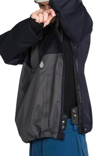 Volcom Men's Hossegor 20k Pullover Snowboard Jacket – Waterproof 2-layer
