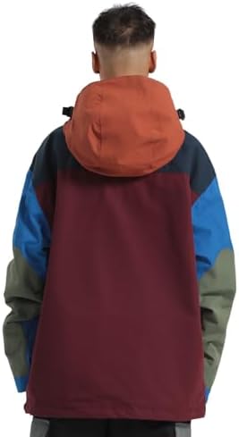 GSOU SNOW Mens Snowboard Jacket Snowboarding Ski Jacket Pullover Waterproof