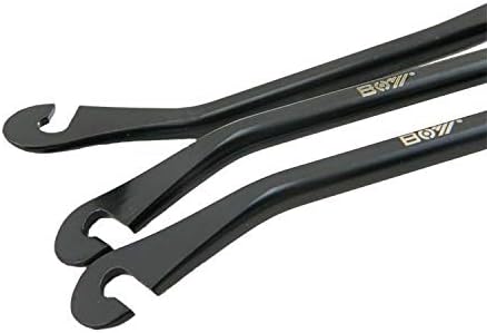 3Pcs Bike Tire Levers, High Strength Carbon Steel Bike Spoon Levers Bicycle Repair Tool Kit