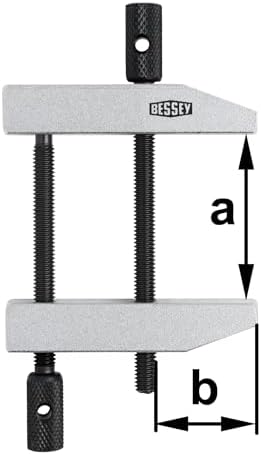 Bessey PA28 PA Parallel-Clamp, Black/Grey, size 1/36/19 mm