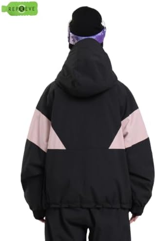 GSOU SNOW Womens Snowboard Jacket Baggy Ski Jacket Insulated Snow Coat
