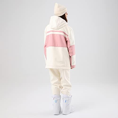 SEARIPE Women Ski Jacket and Pants Set Couples Windproof Ski Suits Mens Waterproof Two Piece Snowsuits for Winter Sports