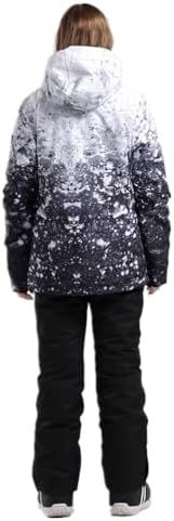 GSOU SNOW Womens Ski Jacket and Pants Set Snowsuits Snow Pants Insulated