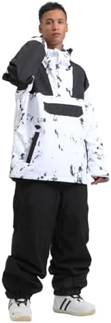 GSOU SNOW Mens Snowboard Jacket Snowboarding Ski Jacket Pullover Waterproof