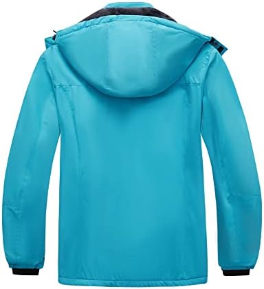 wantdo Women's Plus Size Ski Jacket Waterproof Winter Coat Snow Jacket Hood