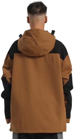GSOU SNOW Mens Snowboard Jacket Snowboarding Ski Jacket Pullover Waterproof