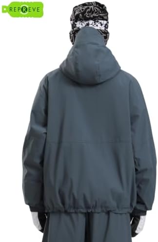 GSOU SNOW Women Men Ski Jacket Baggy Snowboard Jacket Snow Coat Waterproof