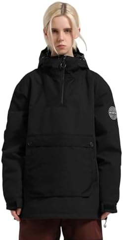 GSOU SNOW Womens Snowboard Jacket Baggy Ski Snow Jacket Windproof Insulated