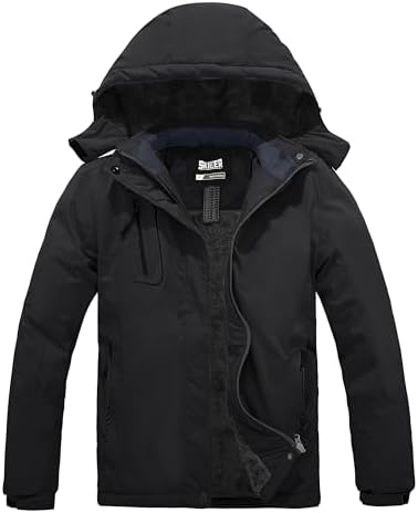 Women's Ski Jacket Waterproof Windproof Warm Hooded Winter Coat Snow