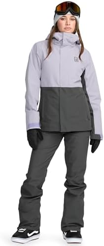 Volcom Women's Bolt Insulated Snowboard Jacket – 10k Waterproof, Eqs Fit, Zip Tech®