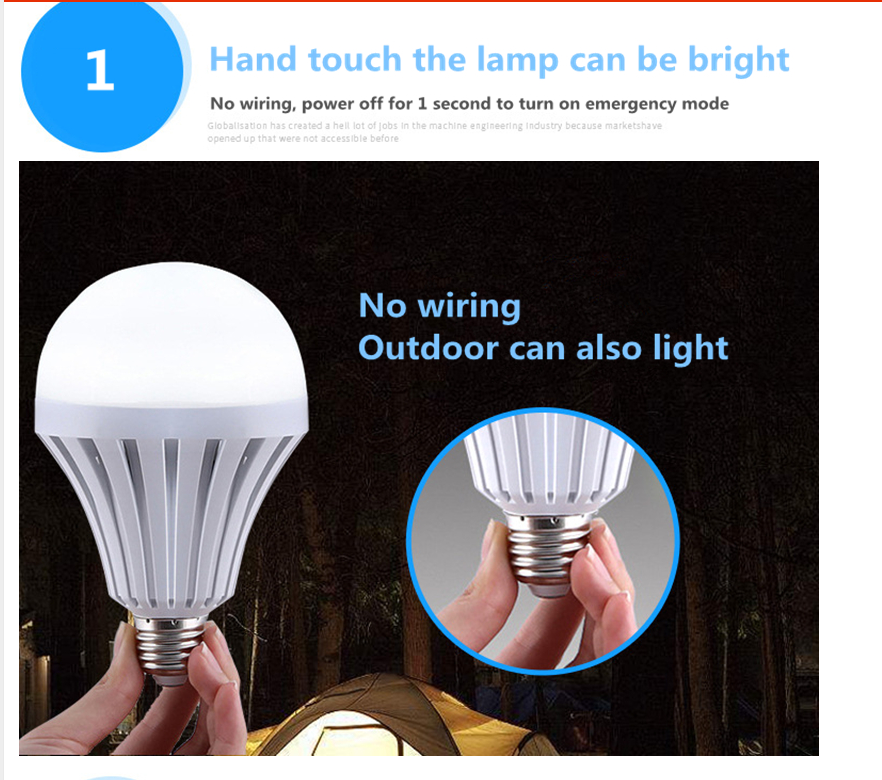 LED Smart Emergency Bulb - Energy Saving Light