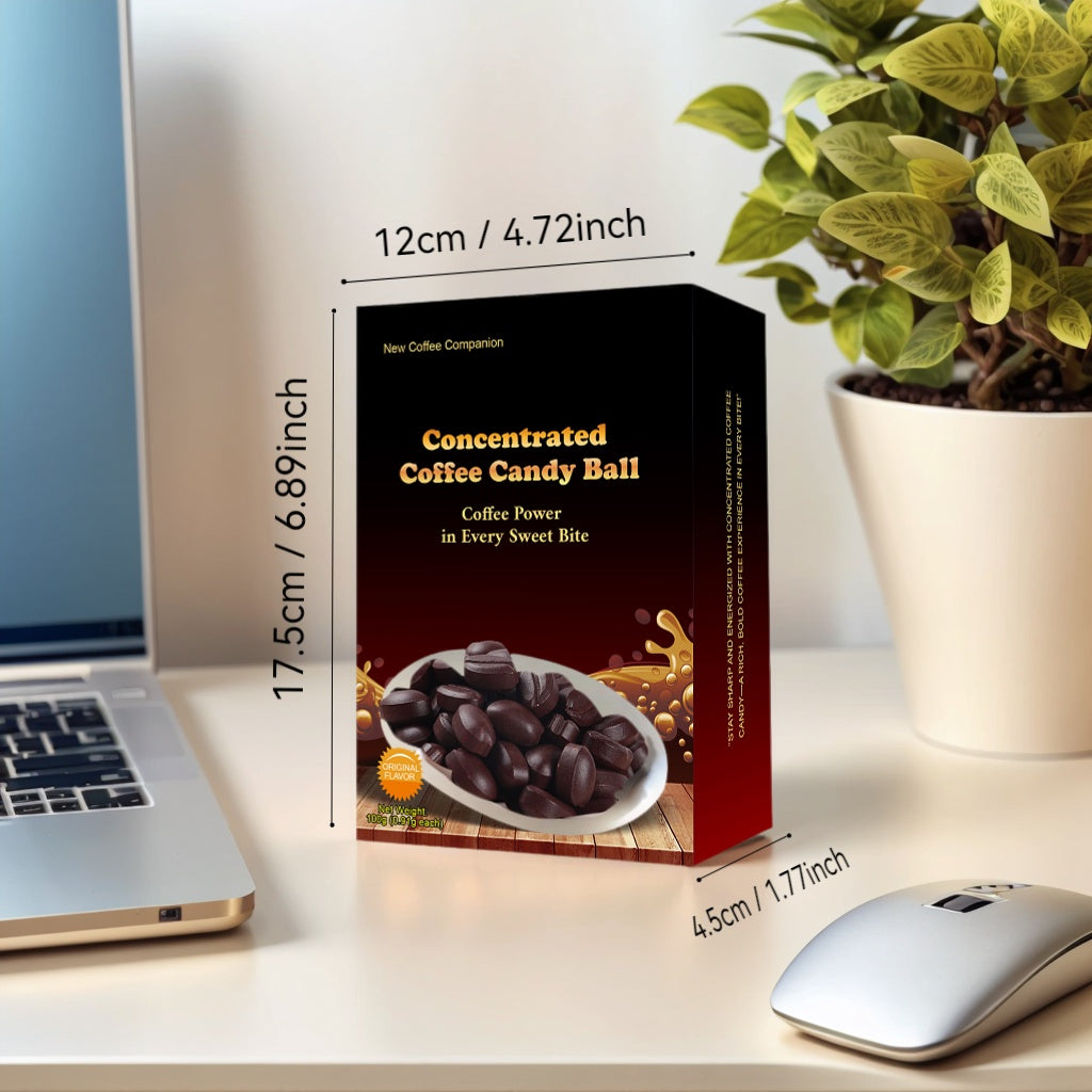Original - Flavored Concentrated Coffee Candies, Individually Packaged, No Need For Brewing, With A Rich And Mellow Aroma. Suitable For People Engaged In Outdoor Sports, Those At Parties, And Drivers.