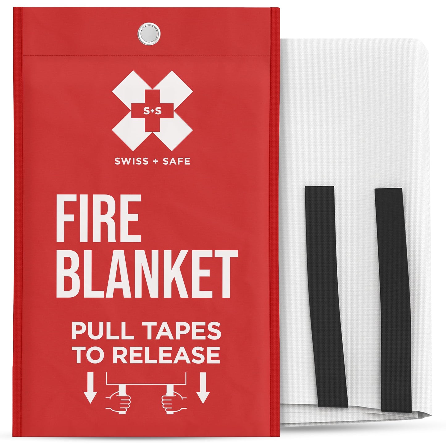 Emergency Fire Blanket for Home & Outdoors Fire Blankets Emergency for Home Camping Emergency Fire Blankets Fire Blanket to Smother a Kitchen Fire Fire Safety Blanket Fireproof Blanket (1 Pack)