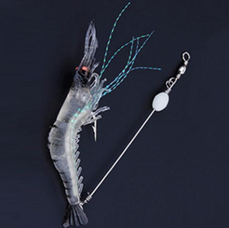 Realistic Soft Lure with Hook - Imitation Shrimp Bait