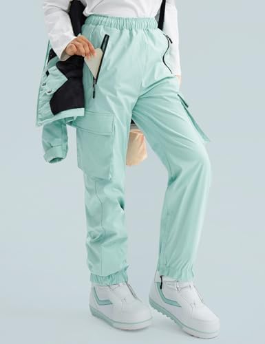 GEMYSE Women's Ski Snowsuit Waterproof snow Jacket and Pants Set