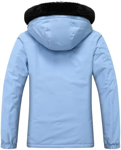 MOERDENG Women's Ski Jacket Waterproof Warm Winter Coat