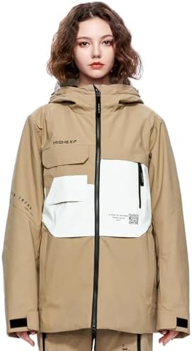 Womens Snowboard Jacket Baggy Ski Coat Snow with Hood