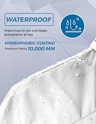 wantdo Men's Softshell Waterproof Polar Fleece Breathable Climbing Ski Coat