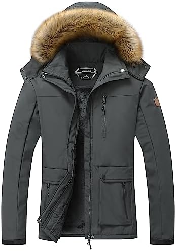 MOERDENG Women's Waterproof Ski Jacket Winter Warm Hooded Snow Coat