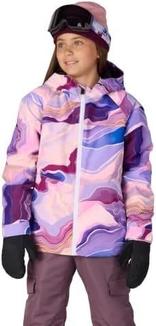 686 Girl's Athena Jacket - Insulated Coat with 2-Layer Fabric Design, Modern Fit and Taped Seams - Water & Weather Resistant