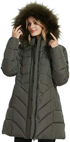 Women's Winter Warm Thicken Long Outwear Pockets Coat Parka Jacket XS-3XL