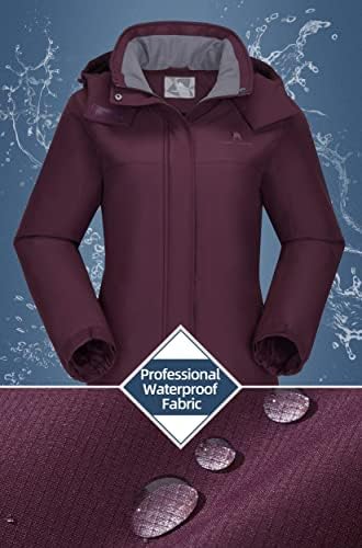CAMEL CROWN Women's Ski Jacket Winter Snow Coat Waterproof Female Jackets