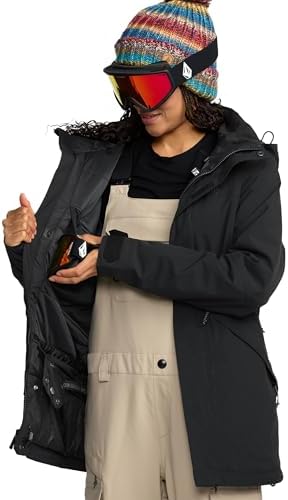 Volcom Women's Shelter 3d Stretch Snowboard Jacket – 20k Waterproof, Insulated