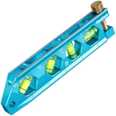 DURATECH 6.25-Inch Level, Magnetic Torpedo Level for DIY and Household Use
