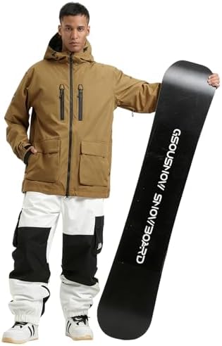 GSOU SNOW Mens Baggy Snowboard Jacket Snow Ski jacket Waterproof