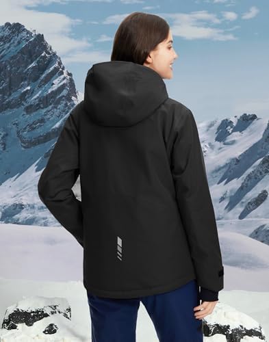 Pionner Camp Women's Ski Jacket 15k Waterproof Insulated Winter Snow Coat Rain Jacket for Skiing Snowboarding Hiking