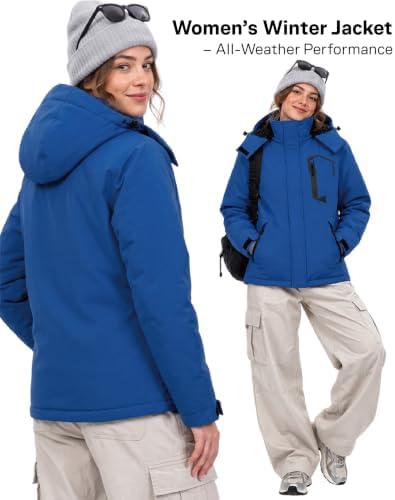 Women Winter Essential Coat Waterproof Windbreaker Ski Jacket