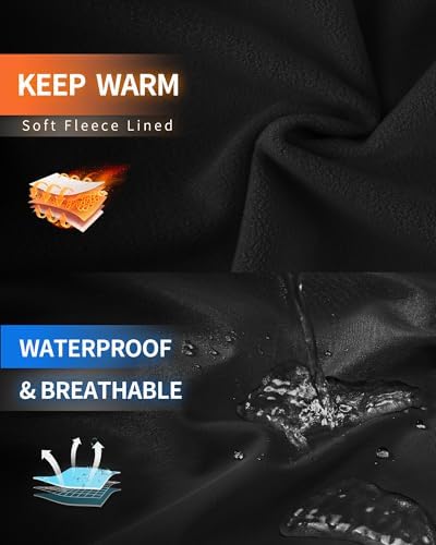 Outdoor Ventures Women's Softshell Jacket Fleece Lined Waterproof Rain Coat