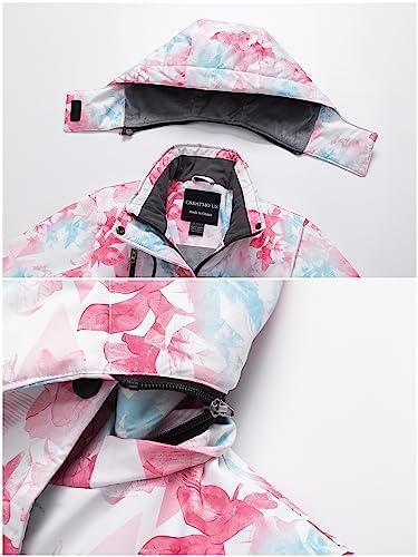 Girl's Waterproof Ski Jacket Warm Winter Snow Coat Windproof Snowboarding Rain Jacket