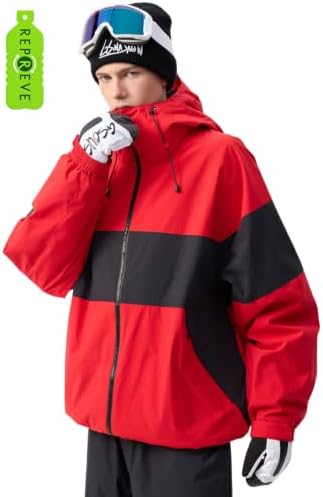 GSOU SNOW Mens Womens Snowboard Jacket Baggy Ski Jacket Snow coat